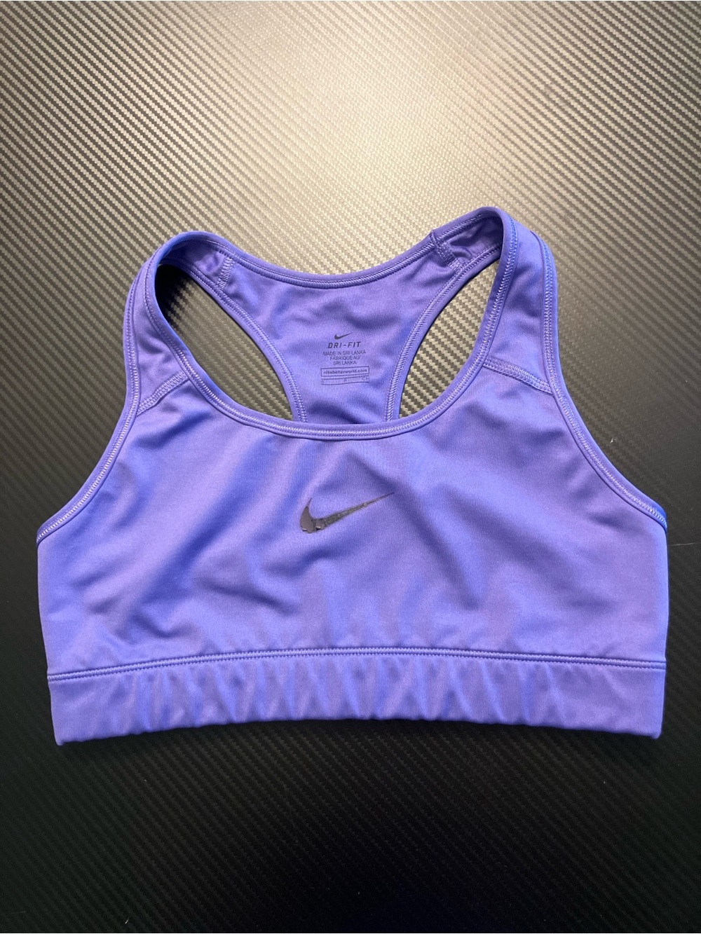 Nike Purple Racerback Dri-FIT Sports Bra